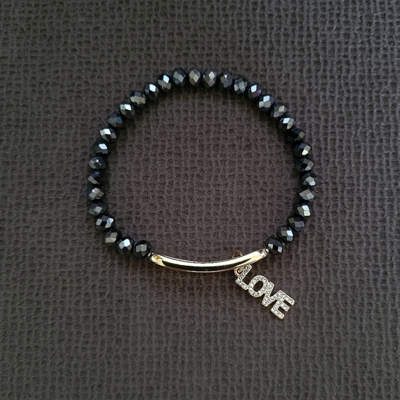 Alex and Ani "Love"❤️ Interchangeable🔄 Charm Stretch Bracelet - NIB - Picture 14 of 16